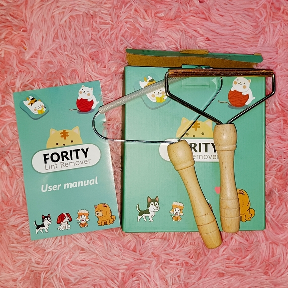 FORITY Lint Remover Set of 2 Fuzz Fabric Removing Roller Brush Shaver Tool NEW - Picture 3 of 11